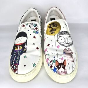 🎈Host Pick🎈Anna Sui and Marc Jacobs Collab White Slip-On Shoes Size 40